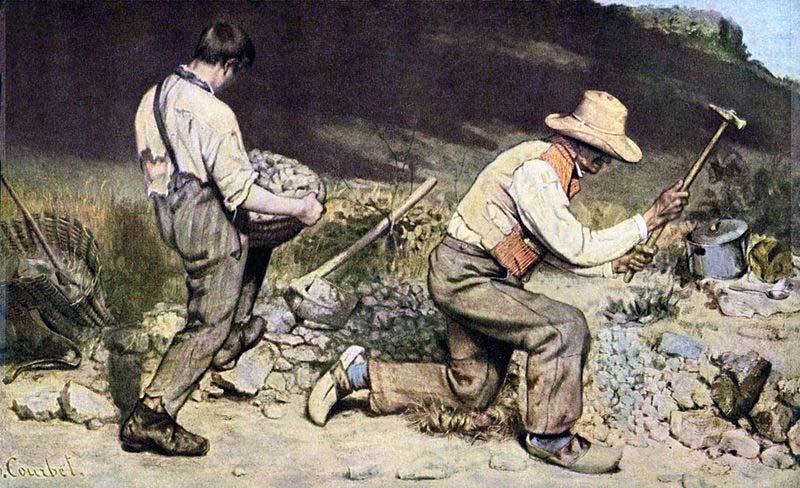 Gustave Courbet The Stone Breakers china oil painting image